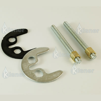 פרסה, חיבור לברז פרח, ברגים לברז